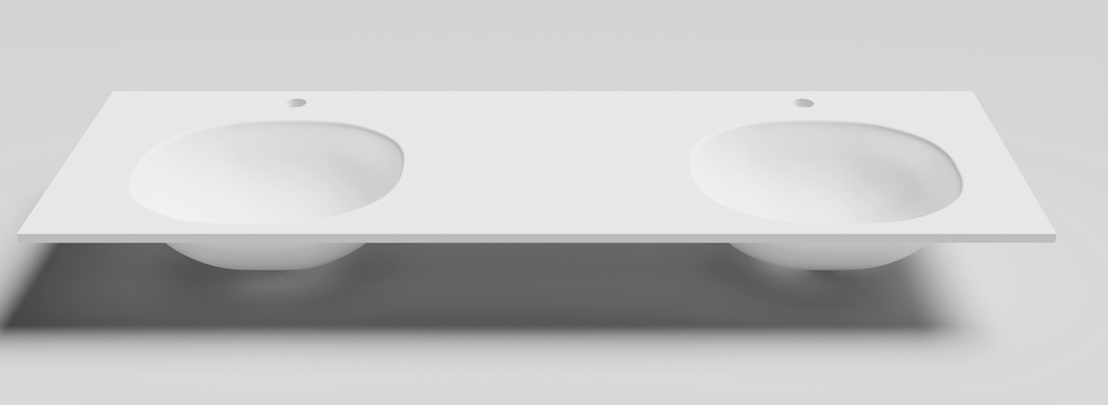 Formline 12 Flat Moulded Benchtop Basin No apron 1500mm 3