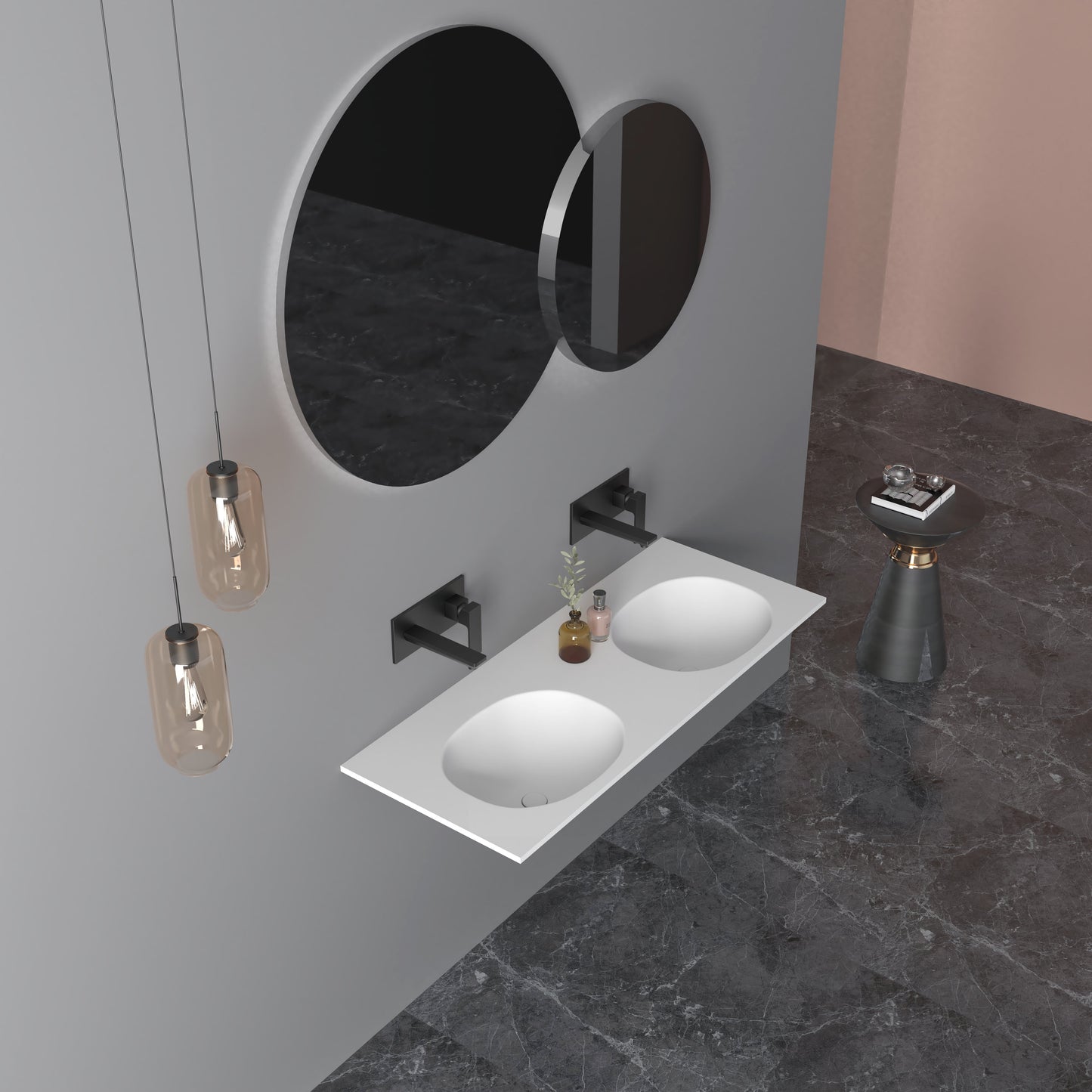 Formline 12 Flat Moulded Basin No apron 1200mm