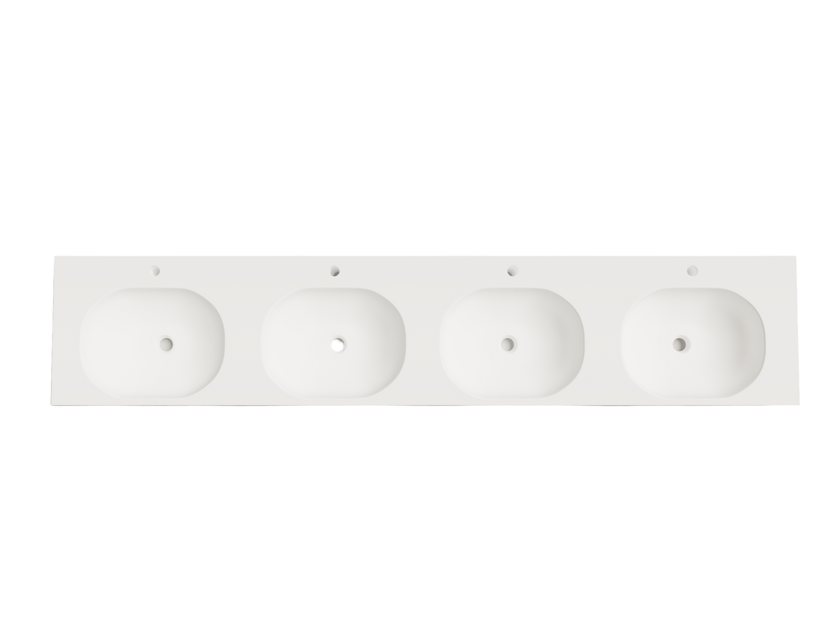 Formline 200 Moulded Benchtop Basin - 1800mm – The Ramp Basin Factory